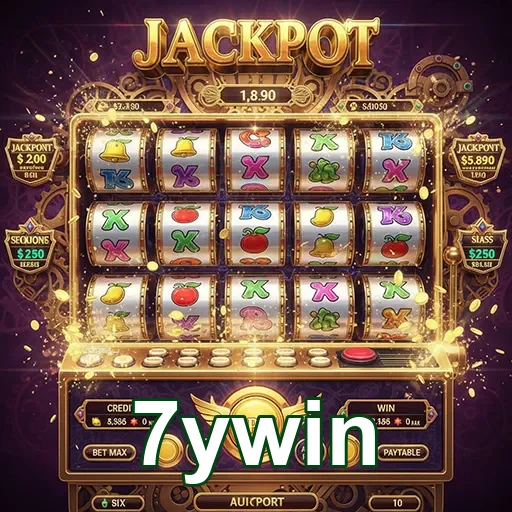 Imagem do jogo de slots Jackpot no 7ywin, com símbolos vibrantes e emocionantes.