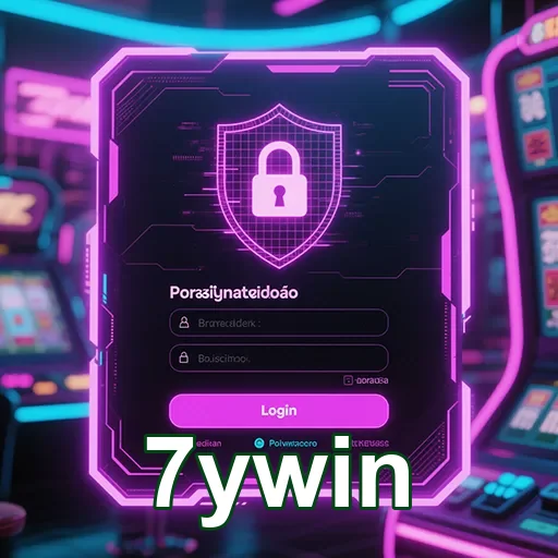 Tela de login seguro do 7ywin, garantindo proteção aos usuários.